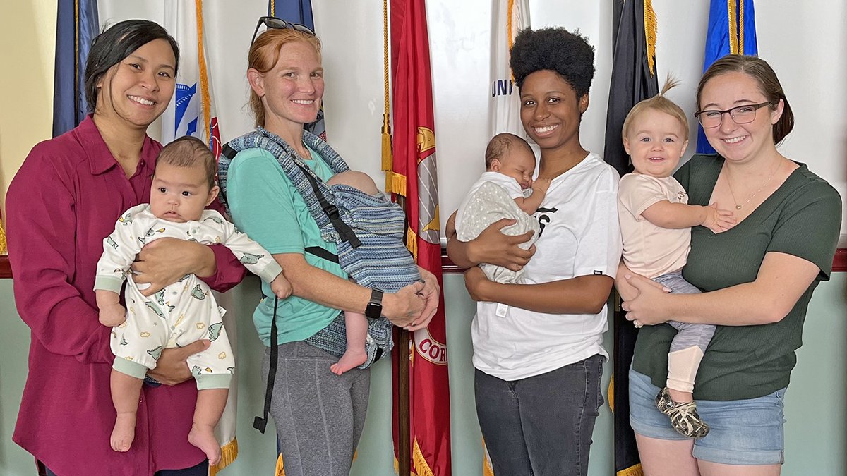 DeptVetAffairs's tweet photo. Perinatal Veterans Socials bring together new parents to build social connection as they navigate parenthood and post-partum care. #NewParents #NewMoms #NewDads 🍼👨🏻🍼👩🏽🍼
https://t.co/3Y9X8s4rmd https://t.co/wA8D8KuskS