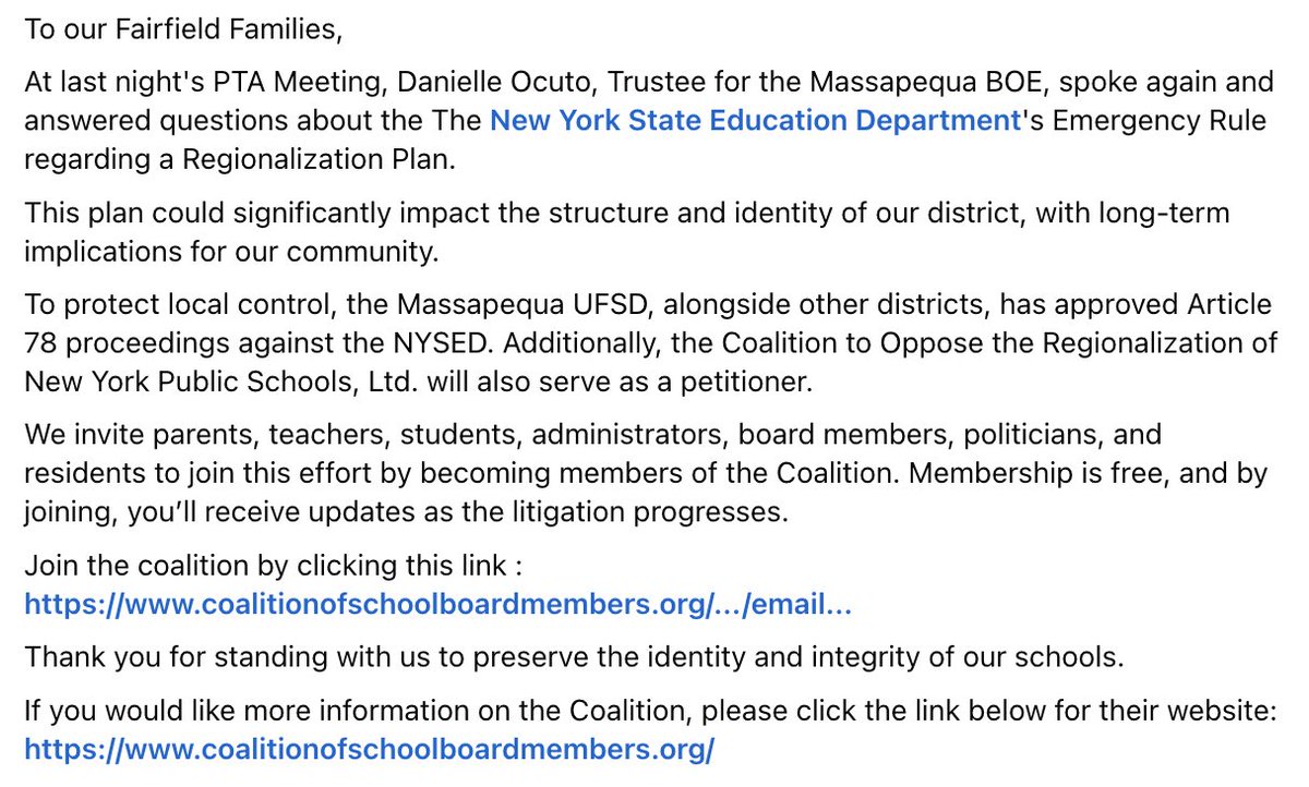 Fairfield PTA tweet media