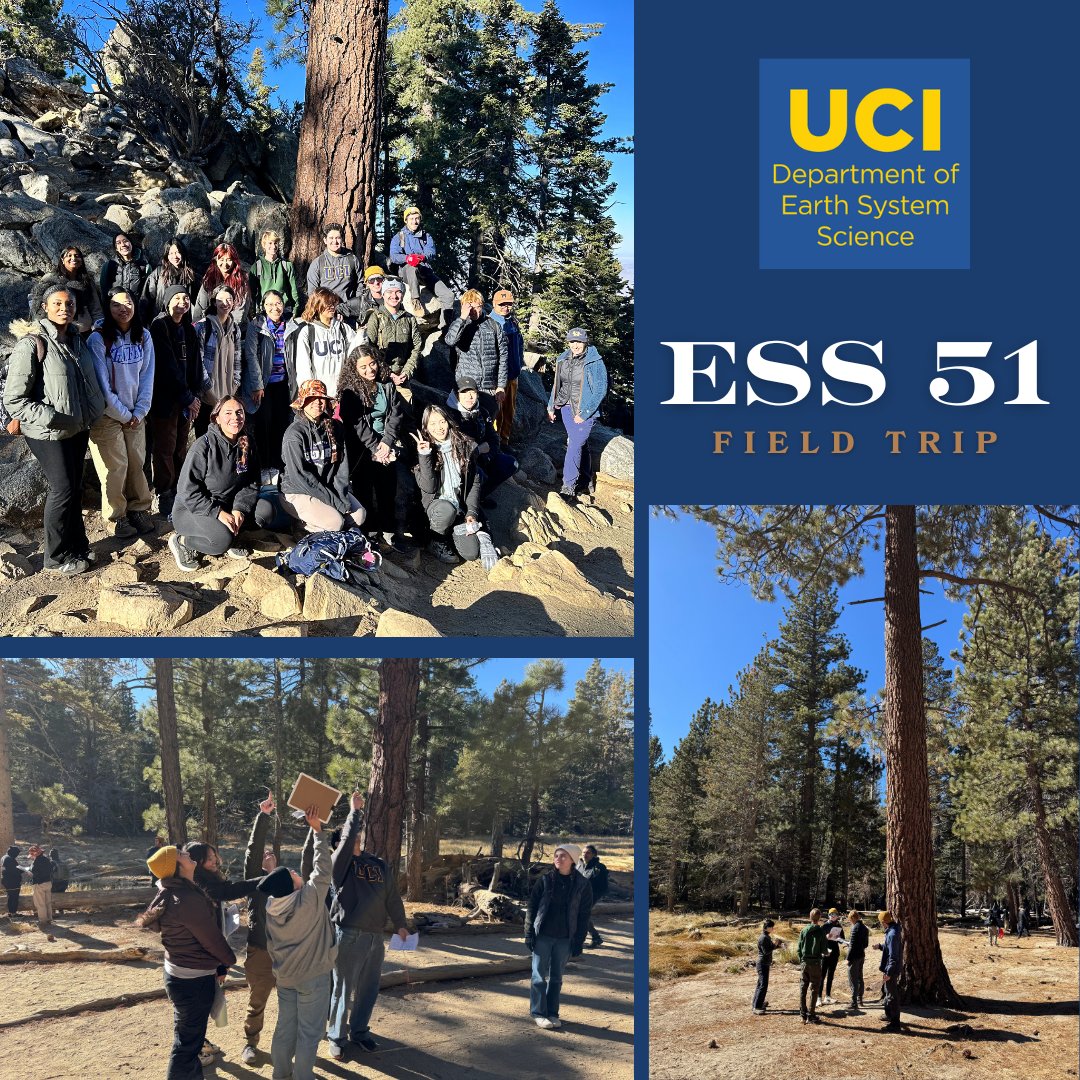 uciess's tweet image. Last week, students in ESS 51 embarked on an unforgettable field trip to San Jacinto, California. They explored the region’s diverse ecosystems, learned to identify various vegetation species, and delved into wildfire mapping across California. #uciess