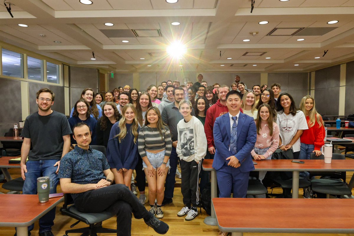 Henry Zhuhao Wang (@zhuhwang) on Twitter photo Wrapped up my second time teaching Civil Procedure at <a href="/FSUCollegeofLaw/">FSU College of Law</a> and what an incredible experience it has been! My 1L students were excellent —hardworking, enthusiastic, and deeply engaged throughout the semester. I will carry fond memories of this class for a long time. Wrapped up my second time teaching Civil Procedure at <a href="/FSUCollegeofLaw/">FSU College of Law</a> and what an incredible experience it has been! My 1L students were excellent —hardworking, enthusiastic, and deeply engaged throughout the semester. I will carry fond memories of this class for a long time.