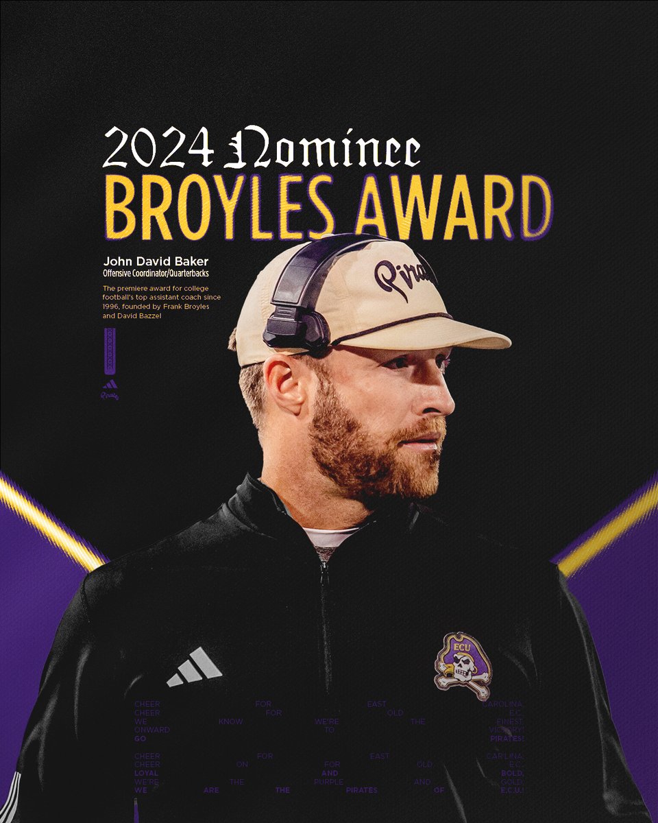 Burn The Boats 🏴‍☠️ #BroylesAward
<a href="/coach_jdbaker/">John David Baker</a>  <a href="/BroylesAward/">The Broyles Award</a>