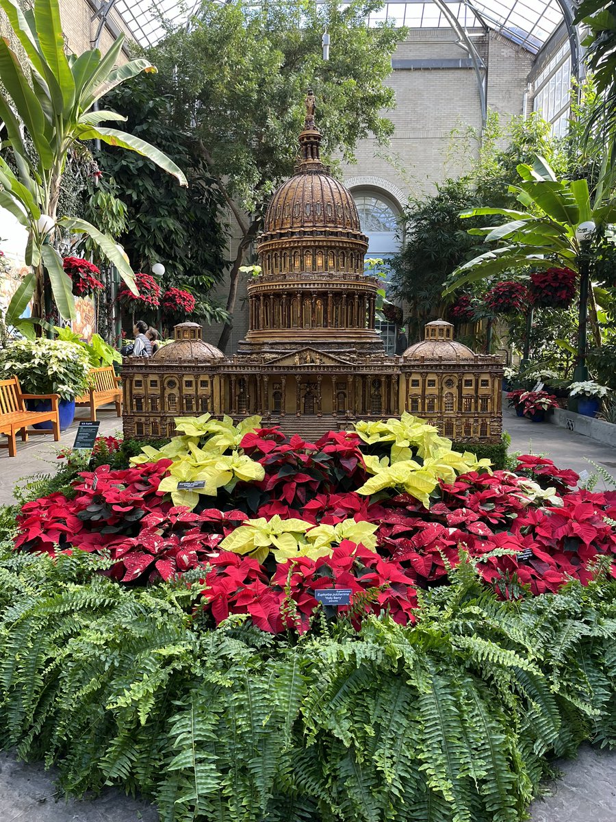 WDCGardener's tweet photo. Had a sneak perk of the @usbotanicgarden Seasons Greenings exhibits this morning. Will share some videos and more in the next few days. #gardendc #dc #nationalmall #usbg #publicgarden #dmv #holidaytime #outdoordecoration #seasonsgreenings https://t.co/3HdiyS0IqD
