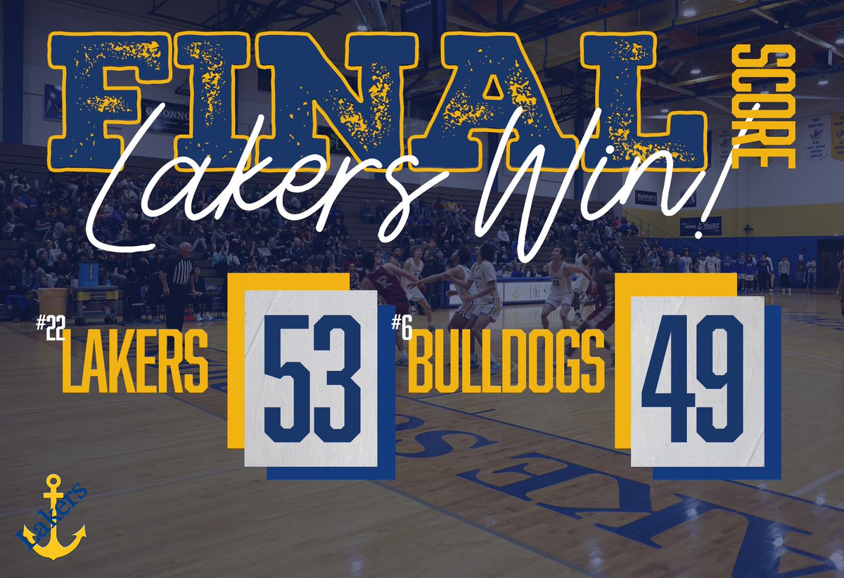 𝗗𝗲𝗳𝗲𝗻𝘀𝗶𝘃𝗲 𝗕𝗮𝘁𝘁𝗹𝗲 𝗶𝗻 𝗕𝘂𝗱 𝗖𝗼𝗼𝗽𝗲𝗿 - ends in 𝗩𝗜𝗖𝗧𝗢𝗥𝗬!

In an absolute gritty win in the Bud Cooper this afternoon, the Lakers take down the UMD Bulldogs! Adam Harakow led the team with 14 points! LET'S GO!