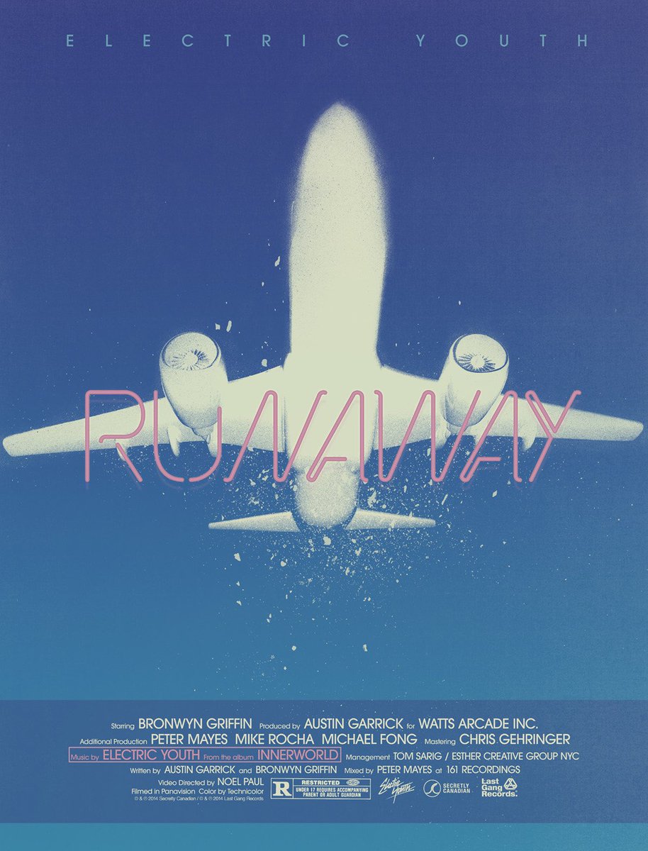 Original Runaway single poster by the great Jay Shaw/Iron Jaiden.
New Runaway Remix from one of our favourite music makers in the world <a href="/FredFalke/">Fred Falke</a> out now on the Innerworld 10th Anniversary Edition.

electricyouthmusic.lnk.to/Innerworld10th…