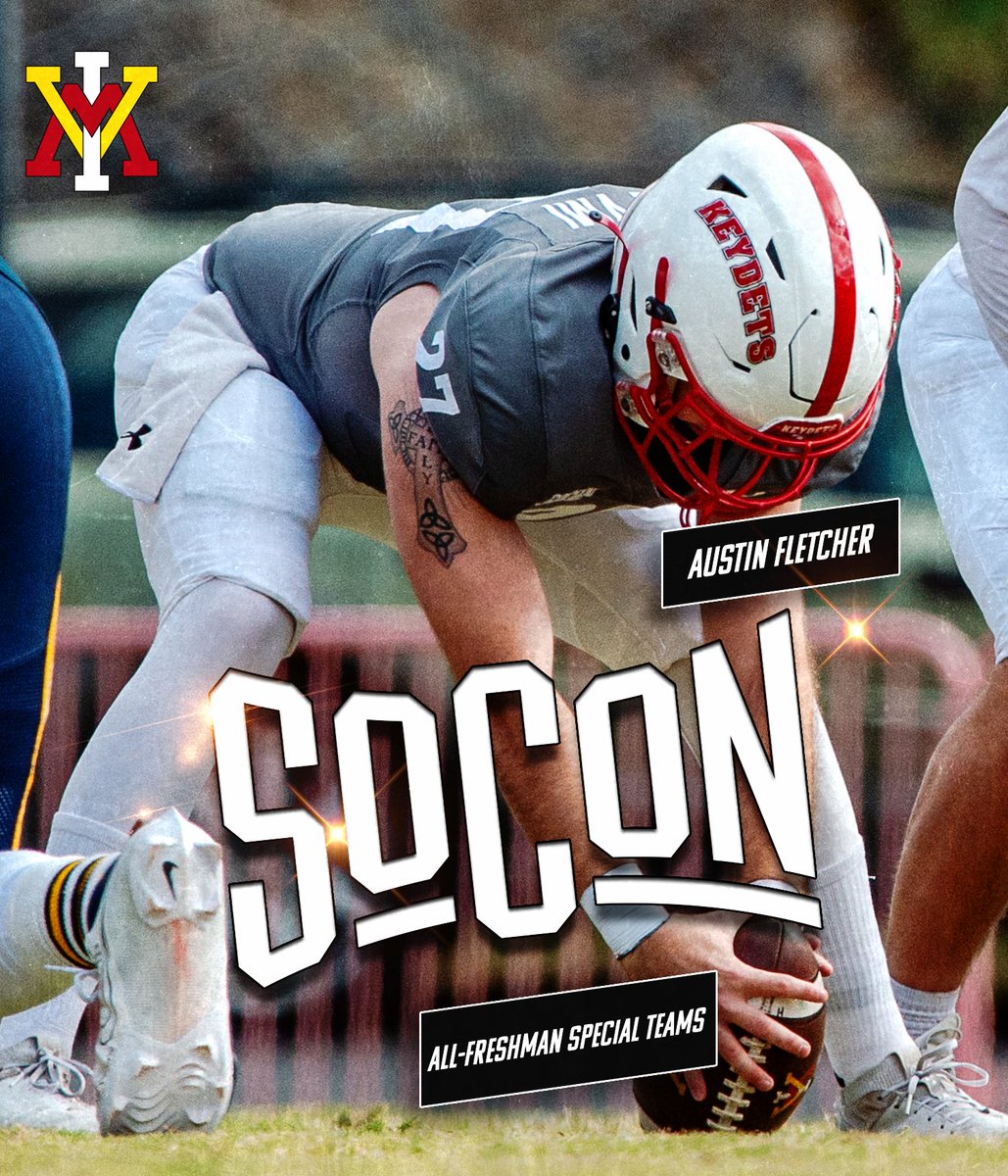 VMI_Football's tweet photo. Stepped onto post, stepped up on the field!

#ALLIN #RahVaMil 

@Austin_Fletch24 / @AsaLocks / @ethenhorne04 https://t.co/c7HTOF9GG7