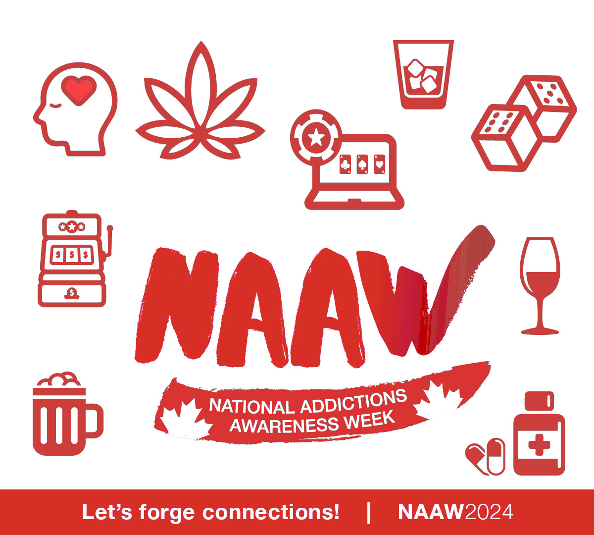 This week is National Addictions Awareness Week #NAAW. Learn more about prevention, harm reduction, &amp; solutions for change.
For info on our Youth Addiction services for youth 12-18 yrs: plea.ca/addictions/
For info on NAAW visit: <a href="/CCSACanada/">CCSA</a>  
#NAAW2024 #ForgingConnections