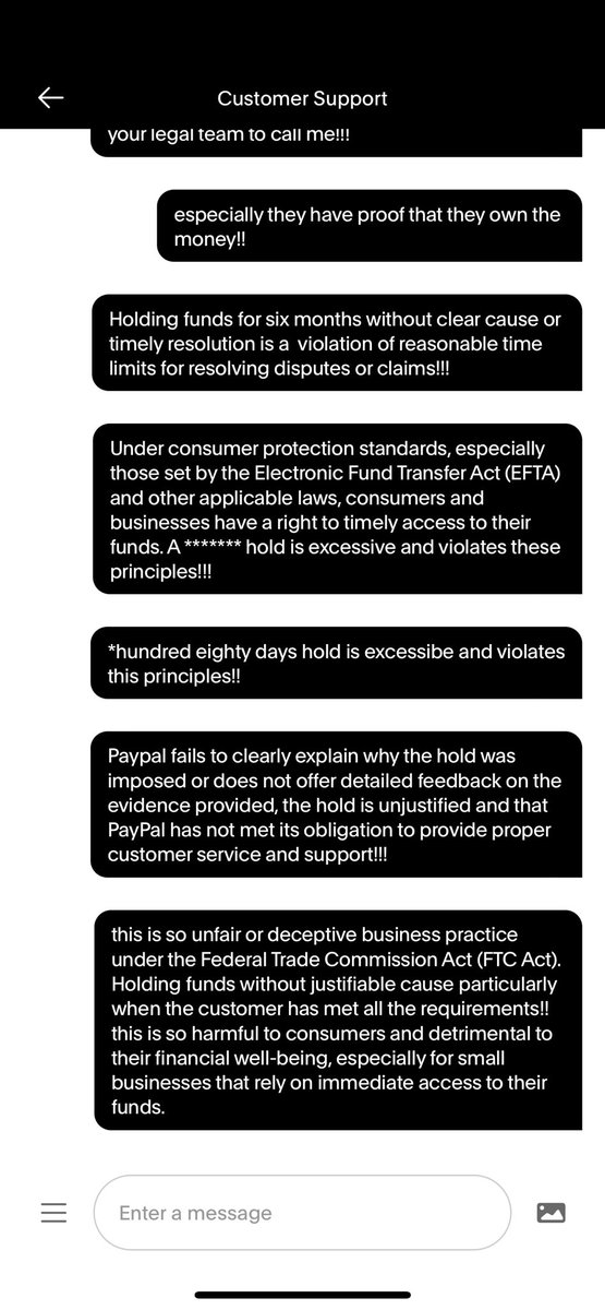 miranamira's tweet photo. Please read this! @PayPal @AskPayPal @CFPB @BPKN_RI  Paypal violates so many laws! https://t.co/mOgMsLBVbM