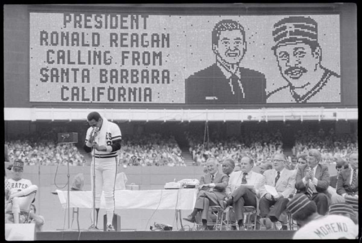 "Tell the Kremlin it can wait. I'm on the other line with Willie Stargell right now."