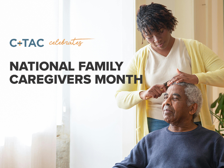 C-TAC (@ctacorg) on Twitter photo Join C-TAC in recognizing and honoring the more than 53 million unpaid family caregivers who provide around-the-clock, hands-on care to their loved ones as we celebrate #NationalFamilyCaregiversMonth. We aim to raise awareness and provide more support. #NFCMonth #familycaregivers Join C-TAC in recognizing and honoring the more than 53 million unpaid family caregivers who provide around-the-clock, hands-on care to their loved ones as we celebrate #NationalFamilyCaregiversMonth. We aim to raise awareness and provide more support. #NFCMonth #familycaregivers