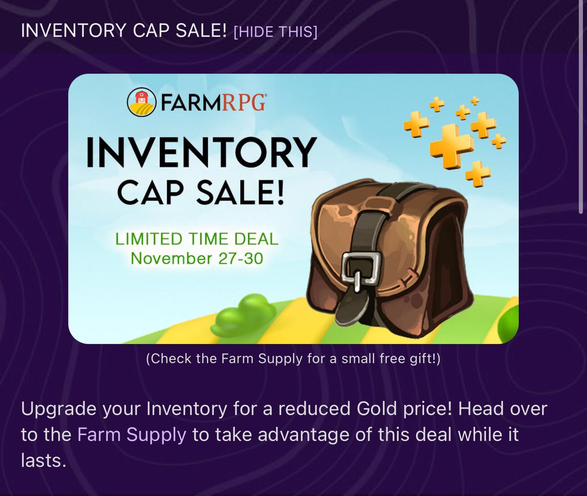 Farm RPG tweet media