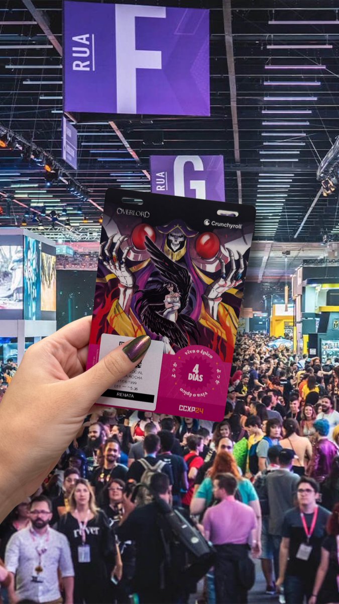 bbyrocha's tweet photo. Vendo ingresso CCXP 2024 para os 4 dias! Faço transferência pelo site oficial no precinho! Entrada social
#CCXP #CCXP2024 https://t.co/POKNUaB9ZM