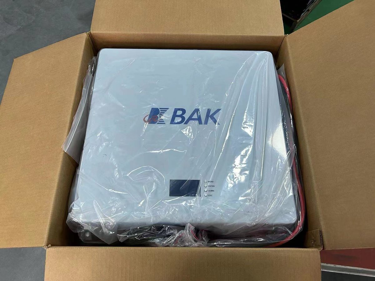 BAK Wall-mounted LFP battery pack:

Specs:
Voltage and capacity: 51.2V100Ah
Energy= 5.12KWh
Communication options: RS 485 / RS 282 / CAN 

Contact for details and pricing: 
WhatsApp: +86 18180601874
Web: bakpower.com/index_en.php

#LFP #LFPbattery #batterypack #wallmountedbattery