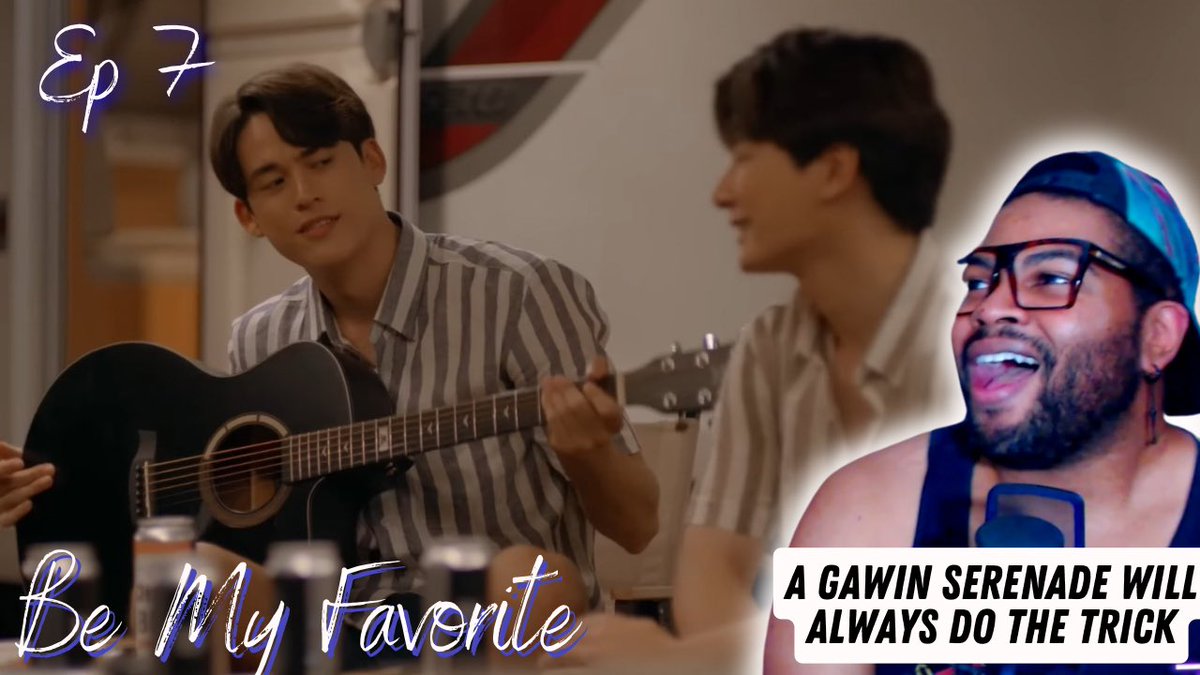 TopherReacts's tweet photo. #BeMyFavoriteEp7 REACTION
Many have tried, but no one can resist a Gawin serenade🇹🇭🏳️🌈💛🖤👬🏽
Full video: https://t.co/Qp176JvrEF
#BeMyFavorite #บทกวีของปีแสง #KristPerawat #GawinCaskey #GawinKrist #PisaengKawi #FlukeGawinCaskey #BLSeries #BoysLove #BL #TopherReacts https://t.co/n9BOznVB60