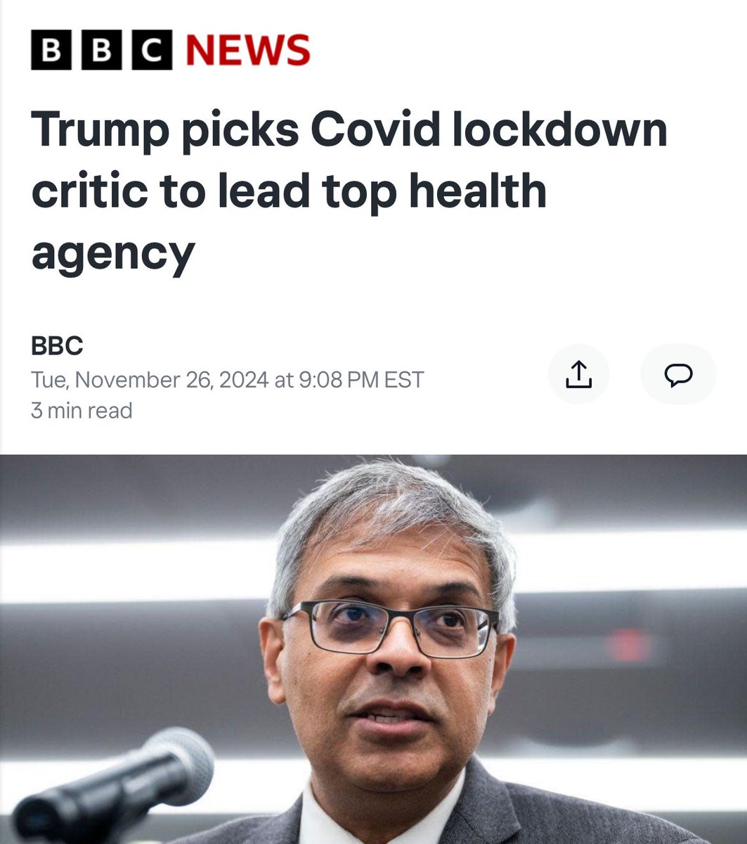 End Wokeness (@endwokeness) on Twitter photo Dr. Jay Bhattacharya went from being on a Twitter blacklist to NIH Director Dr. Jay Bhattacharya went from being on a Twitter blacklist to NIH Director