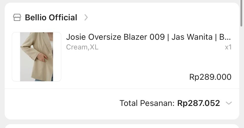 minjitotoroo's tweet image. Preloved blazer bellio official josie oversize blazer, aku baru pake dua kali. Belum ada sebulan jual rugi 210k bisa shopee. Bisa nego tipis

#preloved #prelovedblazer #prelovedbaju