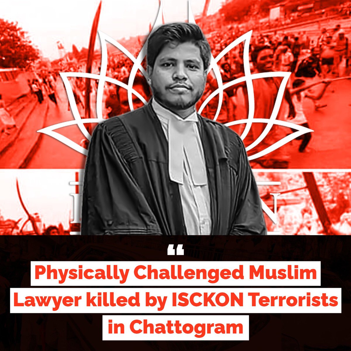 ManikMahtab's tweet image. #JusticeForSaifulIslam
#Baniskcon
#BanRSS
#PunishmentForChinmoyPrabhu 😤