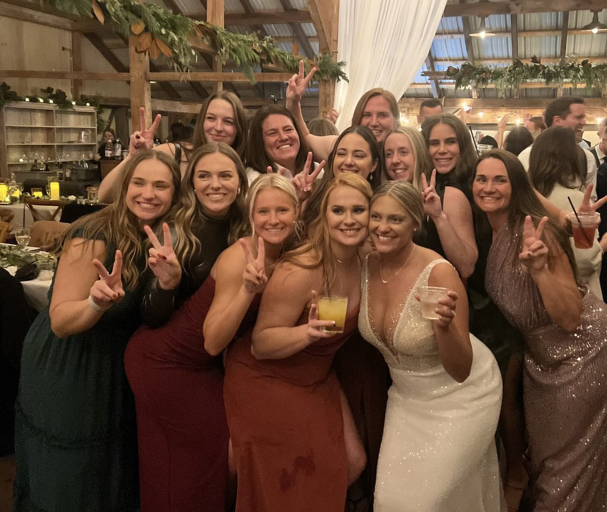 VUSoftball's tweet photo. Congratulations to @angela_giampolo (Class of 2021) and her new husband, @NovaFootball (Class of 2019) @SimonBingelis - it was amazing to be together with Wildcat families past and present to celebrate last weekend! Once A Wildcat, Always A Wildcat! 💙🙏 https://t.co/WbF9uqcGJJ