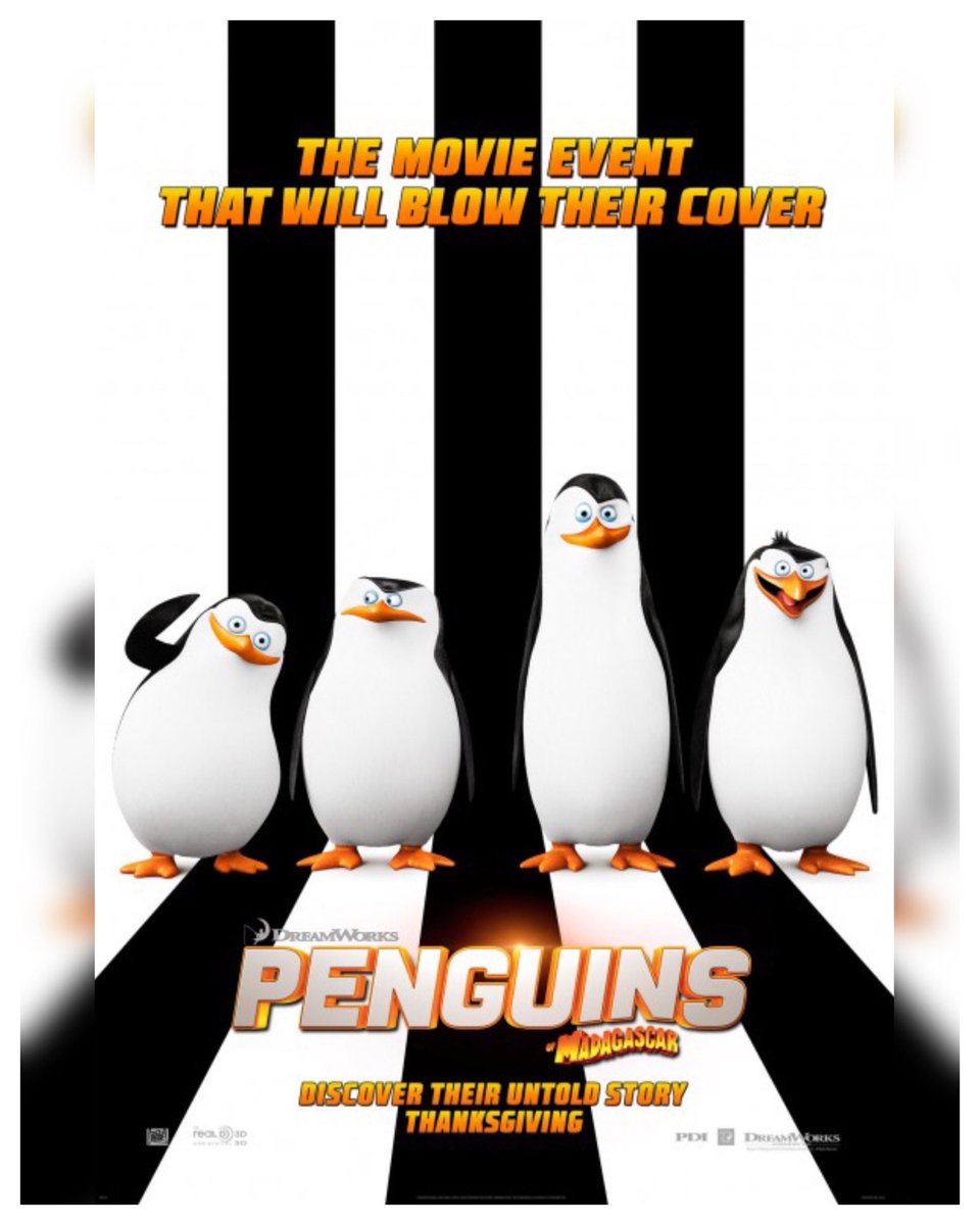WreckLeaguePod's tweet photo. 10 Years #PenguinsOfMadagascar Starring: #TomMcGrath #ChrisMiller #ChristopherKnights #ConradVernon #BenedictCumberbatch #KenJeong #AnnetMahendru #PeterStormare #JohnMalkovich Directed By: #EricDarnell and #SimonJSmith #Madagascar #DreamworksAnimation 🐧
#WreckLeaguePodcast https://t.co/1UOLPOLLxR