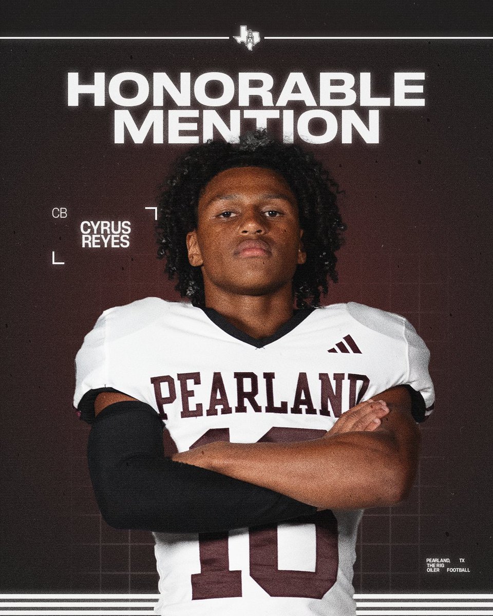 Congratulations to Cyrus Reyes for earning Honorable Mention - CB!

#BleedMaroon