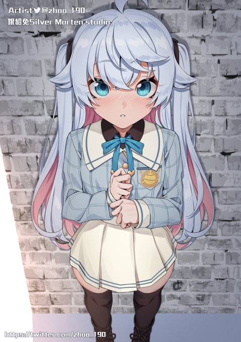 昔絵!2年前の作品ですね🥵

#ZHAO_190
#銀貂兔SilverMartenstudio 