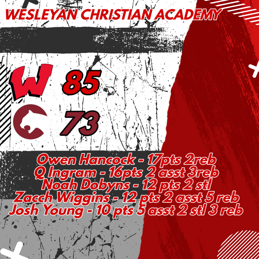 WCA_Boys_BBall's tweet photo. Another solid Win by your #Trojans taking care of business and getting win #1 for the week with 2 more to play. Back at it on Friday afternoon 400pm against a gritty Salisbury team. @victoryoungjr83 @impact_carolina @amillia_huggins @wesleyantrojans https://t.co/BoYb8eOfqY