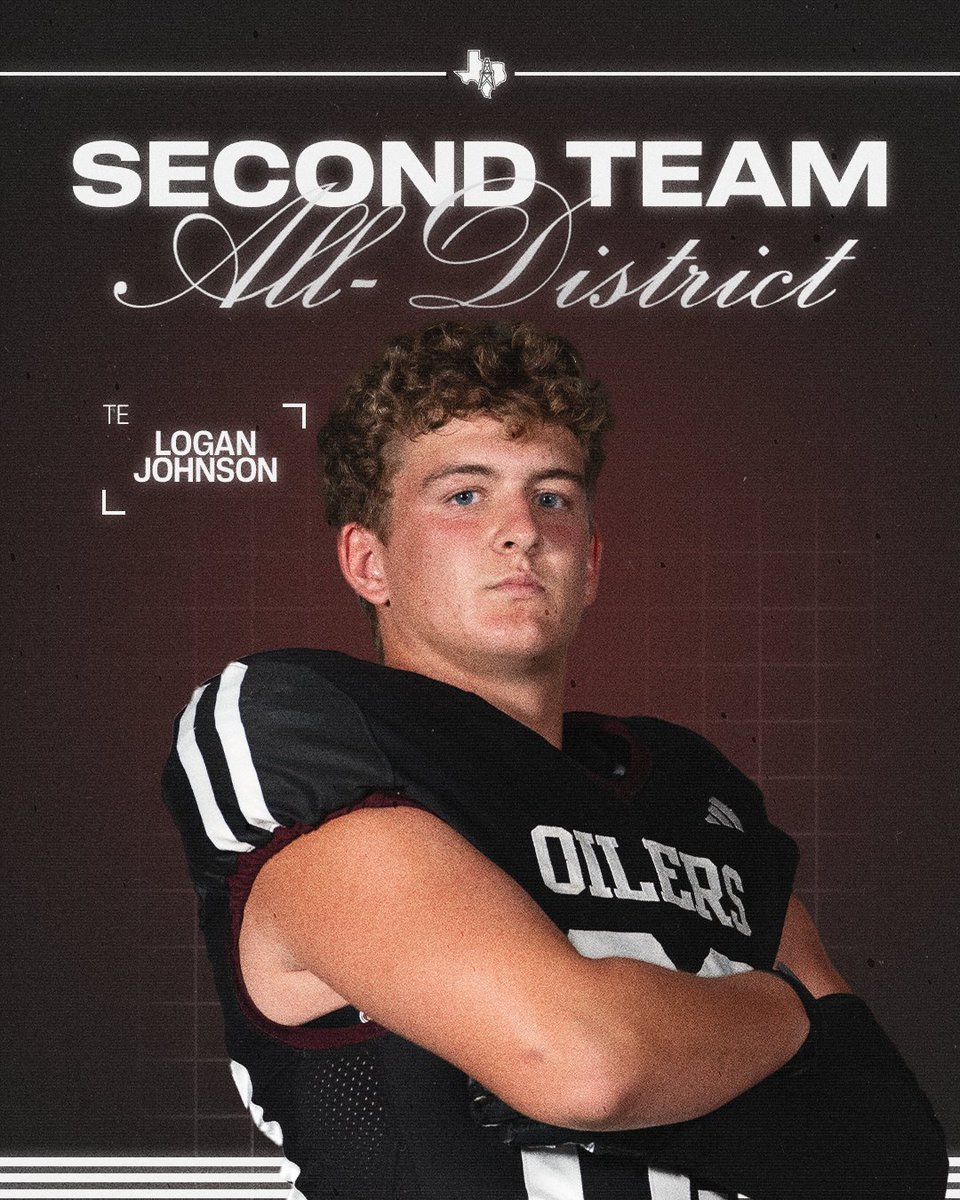 Congratulations to Logan Johnson for earning 2nd Team - TE!

#BleedMaroon