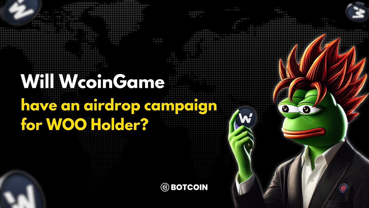 BotAppHQ's tweet photo. 🫵Hey, WOO Holder!🫵

🎉WcoinGame posted the poster related to WOO.
Will they have an airdrop for WOO Holder?🤔

👇What do you think? Let us know on the comment below👇

#Telegram #automation #Botcoinworld #Ecosystem #BotApp https://t.co/x0fgIgCrZ2