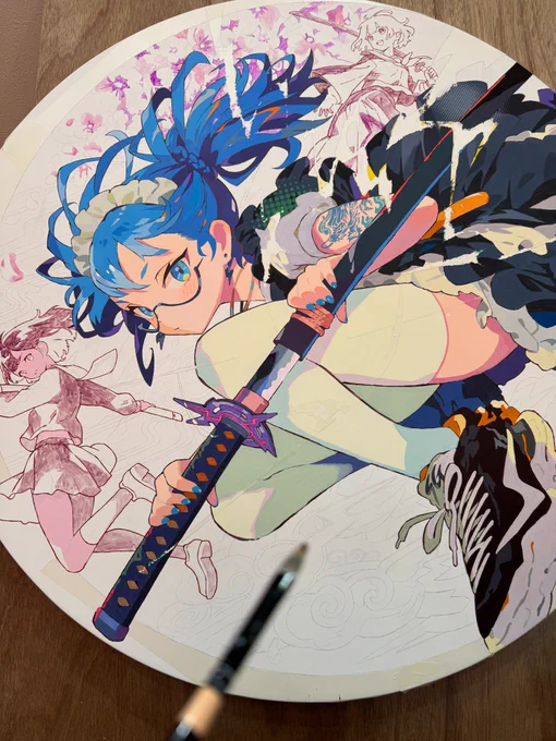 Now painting 