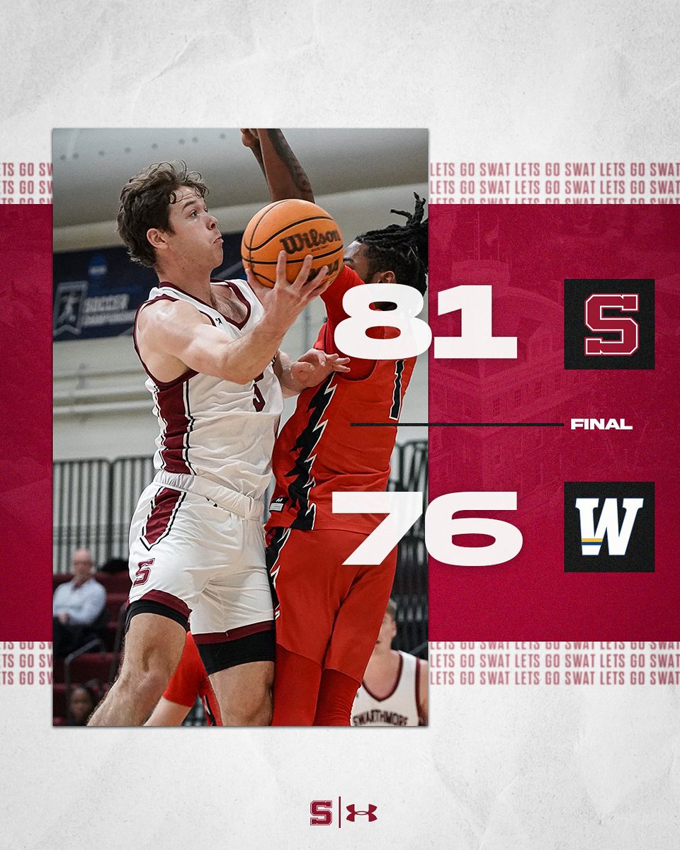 Hard-fought road W 👊

Eddie Paquette led the way with a season-high 17 points to overtake Widener late in the second half! The Garnet closed the game on a 15-2 run in the final five minutes.