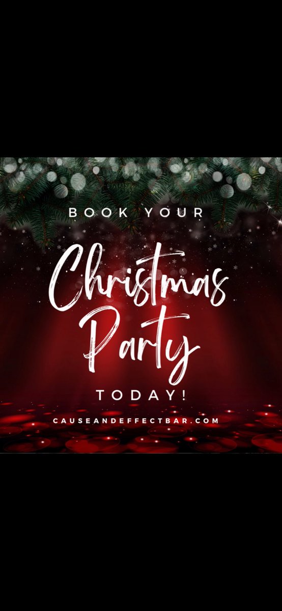 CauseEffectBar's tweet photo. Looking for the Perfect Venue for Your Upcoming
Holiday Party?
Book with us for a Memorable and Festive Celebration. https://t.co/zGkC39gZDk