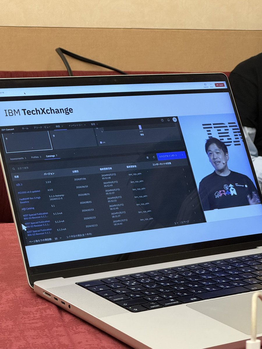 natiwata_91's tweet photo. 基調講演にて我らが IBM Concert! アプリ管理ツールのハブとして活躍します。 #IBMTechXchange #Automation #ITAuto #AppMod https://t.co/LFTTVpxjWd
