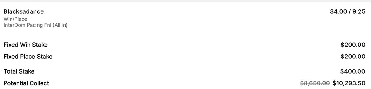 This will do me  at these odds