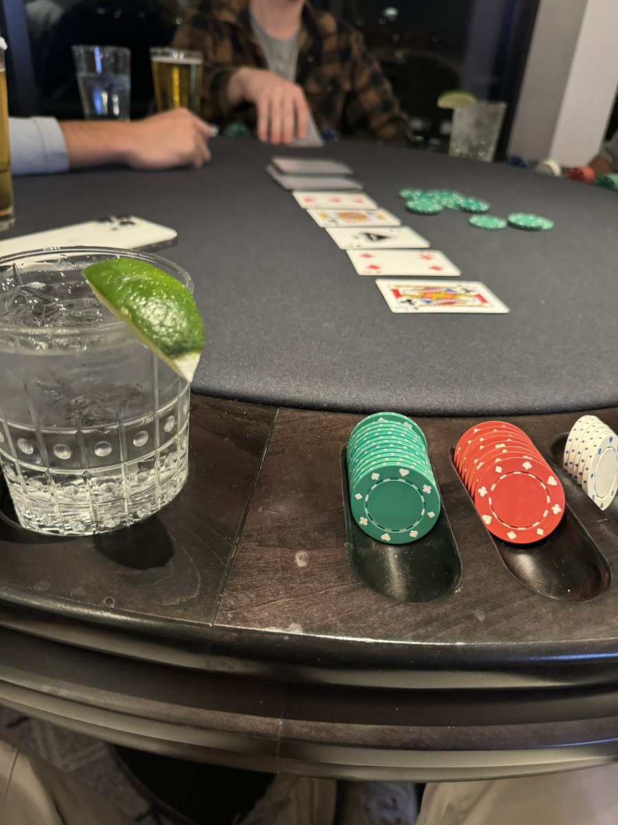 travisthetruth7's tweet photo. Yes I’m playing poker at a country club I don’t go to. No I’m not covering the bill. Yes another vodka soda please.

#thenuts #themuscle https://t.co/oCGQwqxSiD
