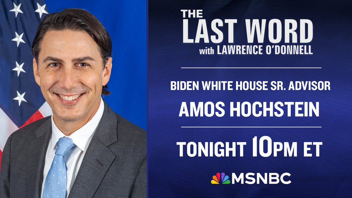 The Last Word (@thelastword) on Twitter photo TONIGHT: <a href="/amoshochstein/">amos hochstein</a> joins <a href="/Lawrence/">Lawrence O'Donnell</a> on The #LastWord. He served as lead U.S. negotiator on the ceasefire deal between Israel and Hezbollah. Tune in! TONIGHT: <a href="/amoshochstein/">amos hochstein</a> joins <a href="/Lawrence/">Lawrence O'Donnell</a> on The #LastWord. He served as lead U.S. negotiator on the ceasefire deal between Israel and Hezbollah. Tune in!