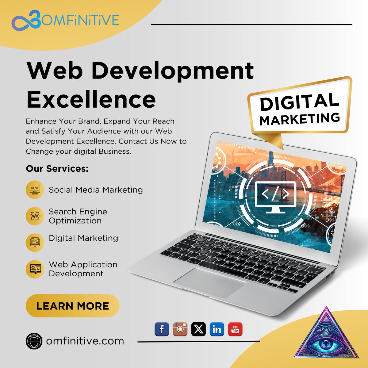 omfinitive's tweet photo. Web Development Excellence! Enhance Your Brand, Expand Your Reach and Satisfy Your Audience with our Web Development Excellence. Contact Us Now to Change your digital Business.
Innovation | Intelligence | Technology
#OMFiNiTiVE #GreatVision #ai #technology #illuminati #business https://t.co/lDPPDj4ZxQ
