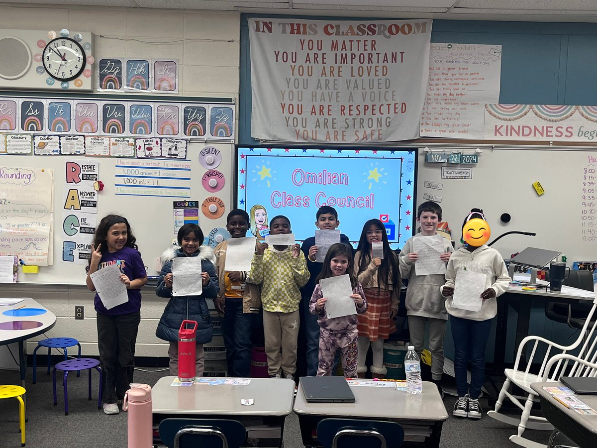 MrsOmilian's tweet photo. These brave candidates gave their speeches for student council! So proud of their hard work throughout this council election process! @PrincipalKWayne @1WarrenCoNJDOE https://t.co/1KRjxl5TRZ