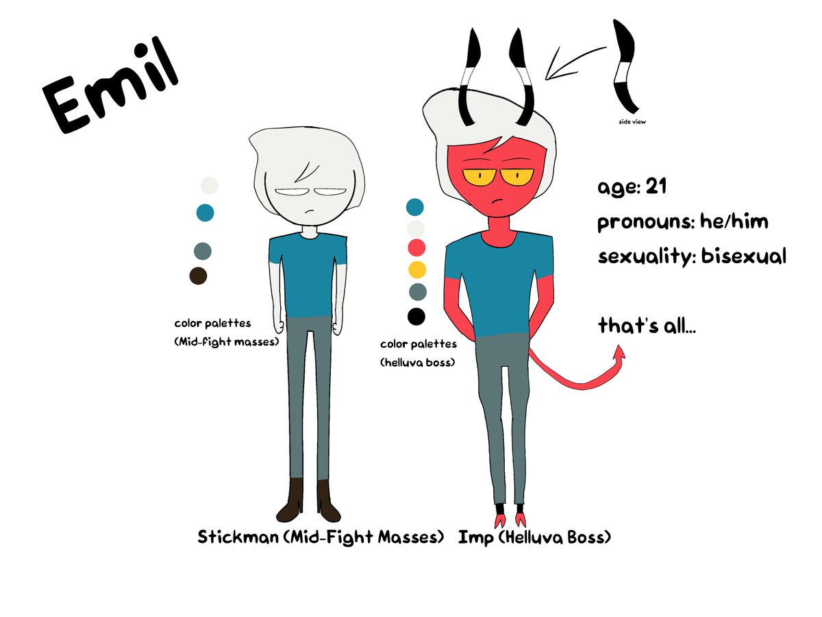 fdm2002's tweet photo. My first new sona (yay! 😊)

I haven't drawn for like 1 month 😅

#midfightmasses
#midfightmassesoc 
#fnf
#fnfsona
#helluvaboss
#helluvabosssona 
#impsona https://t.co/LFtjb3d6qS