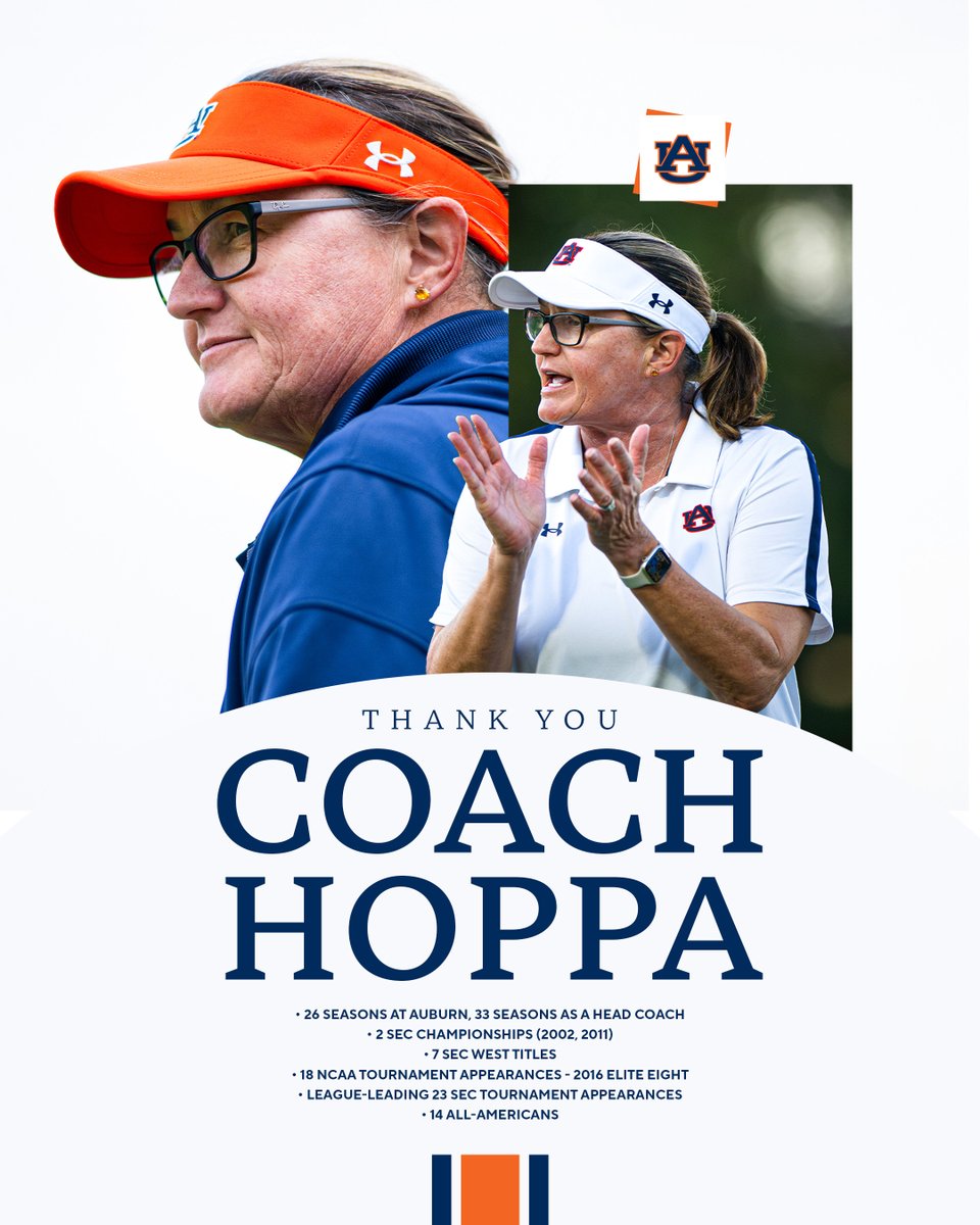 Auburn Soccer (@auburnsoccer) on Twitter photo For 26 incredible seasons, we say thank you ๐งก
๐ auburntige.rs/3V6fNjm
#WarEagle | <a href="/AUCoachHoppa/">Karen Hoppa</a> For 26 incredible seasons, we say thank you ๐งก
๐ auburntige.rs/3V6fNjm
#WarEagle | <a href="/AUCoachHoppa/">Karen Hoppa</a>