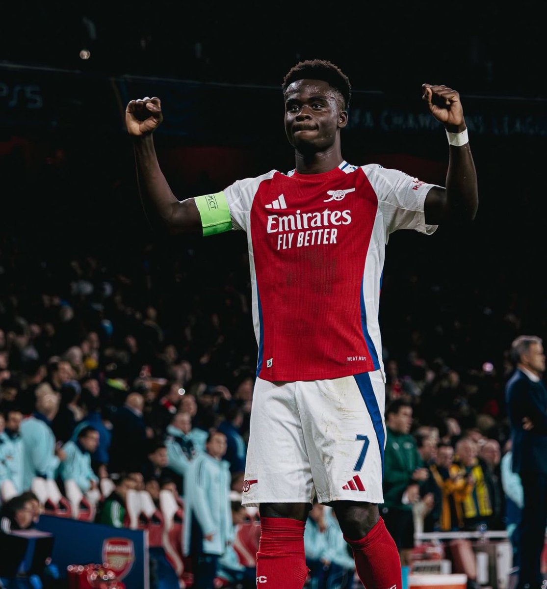 🔴⚪️🌶️ 15 G/A in 17 games this season in all competitions for Bukayo Saka. ✨