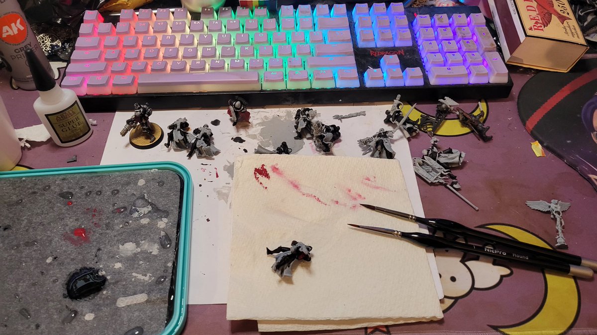 KyuuTpie's tweet photo. Come Join me for some 40k mini painting at https://t.co/IT4w46GT3F 

#40kminipainting #Warhammer40k ##adeptussororitas https://t.co/JNRC3w2k5K