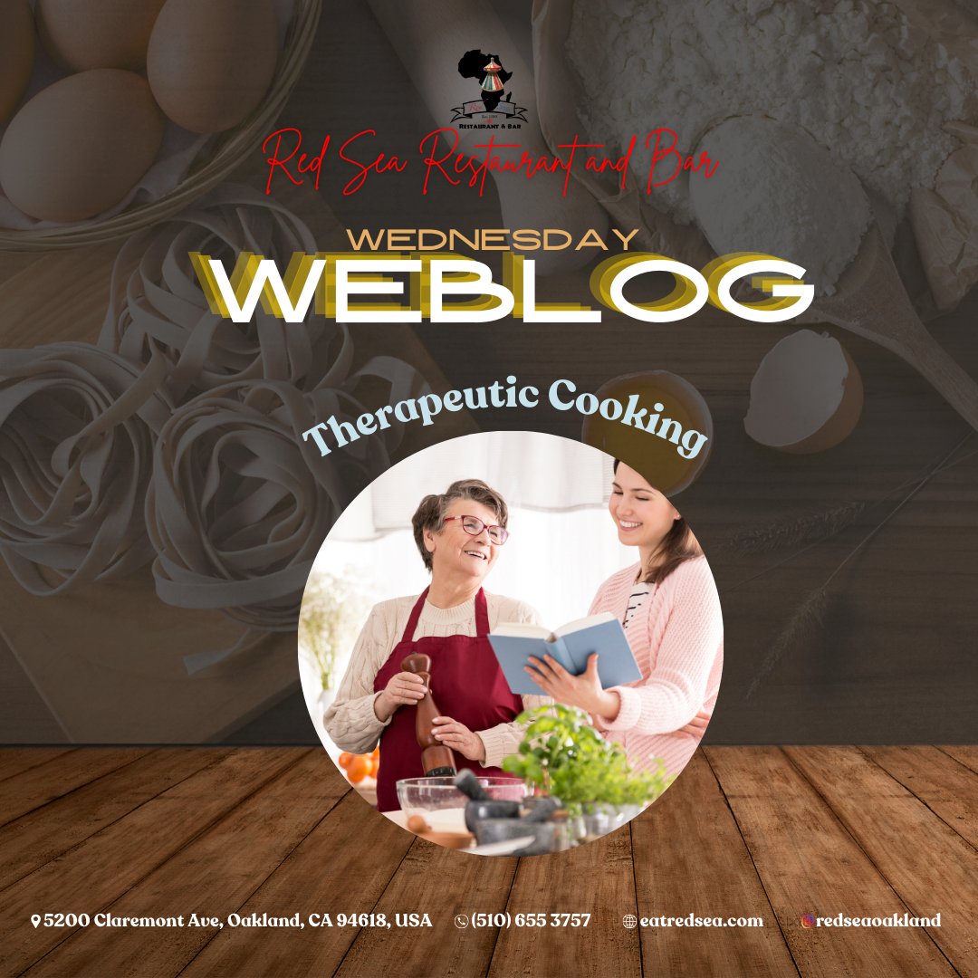 𝙒𝙀𝘽𝙇𝙊𝙂 𝙒𝙀𝘿𝙉𝙀𝙎𝘿𝘼𝙔! ✍🧠
Cooking is therapy for the soul and spirit 🌱✨—a meditative escape from life’s stresses. 🍲❤️

Read here for more: eatredsea.com/category/blogs…

#TherapeutifCooking #EastAfrican #wednesdaymood #wednesday #redsea #oakland #california #oaklandca