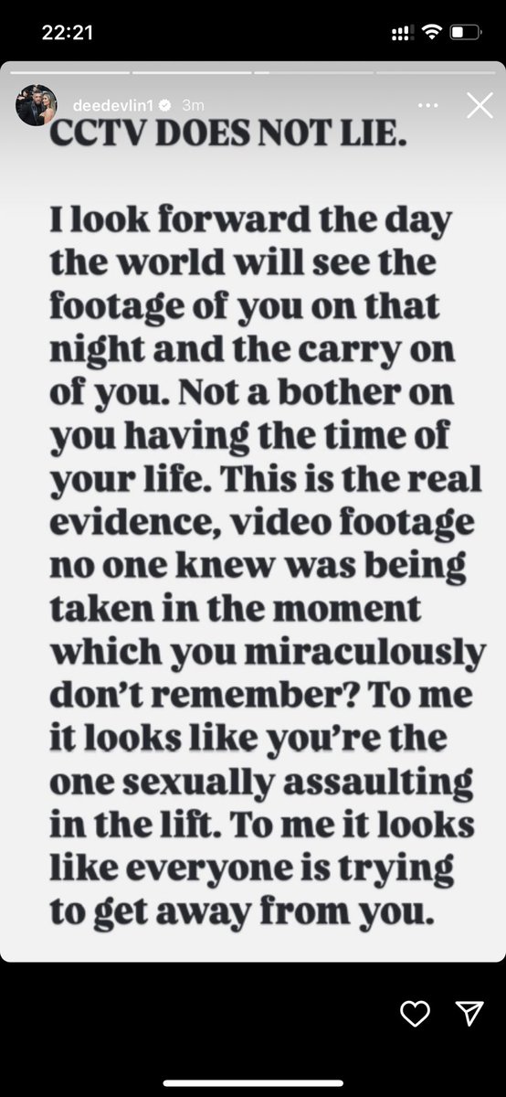 dee devlin denying a court ruling in favour of victim blaming a woman who went though hell at the hands of her husband is actually evil, ‘my sons will be warned women like you exist in the world’, id be more concerned about warning them of the type of person their da is