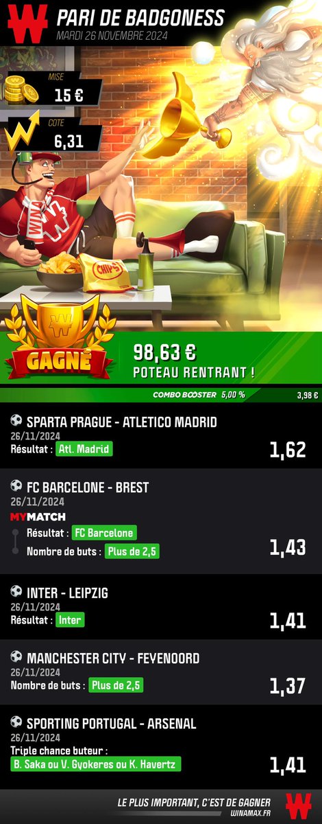 MonstroPronoo's tweet photo. Vamonos !!!! Belle soirée #LigueDesChampions ce soir 🤩

Je pense qu’on a tous pris notre petit billet ce soir 😎 

#TeamParieur https://t.co/PuSytEMGFc