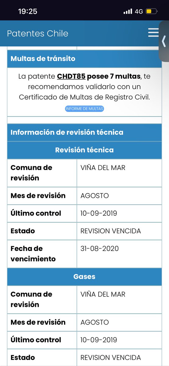 RisaFreedom23's tweet photo. @hernan_sr En ql con 7 multas sin soap desde 2019 sin revisión técnica ni permiso de circulación 🤮 https://t.co/upfuvK9oQy