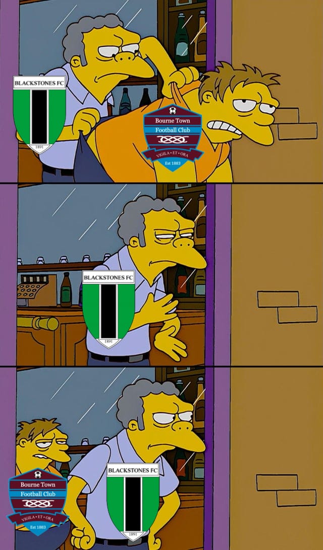 Just when you thought you'd seen the last of us <a href="/BlackstonesFC/">Blackstones FC</a>