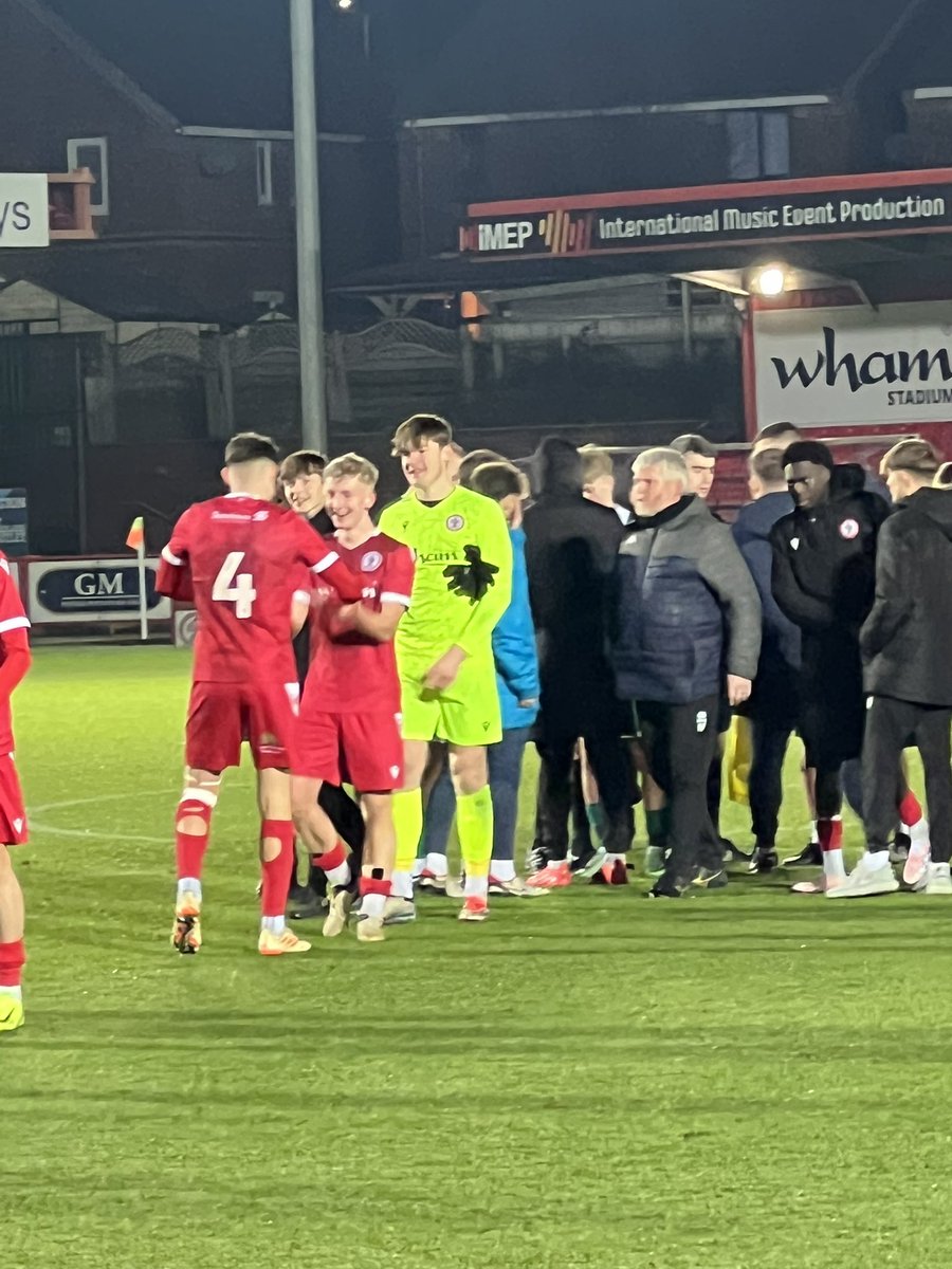 groger34643's tweet photo. Good win tonight for Accrington Stanley in the youth FA Cup. Game ended 6-1. Accrington have Aston Villa in the next round. https://t.co/fL1y6UbG4Y