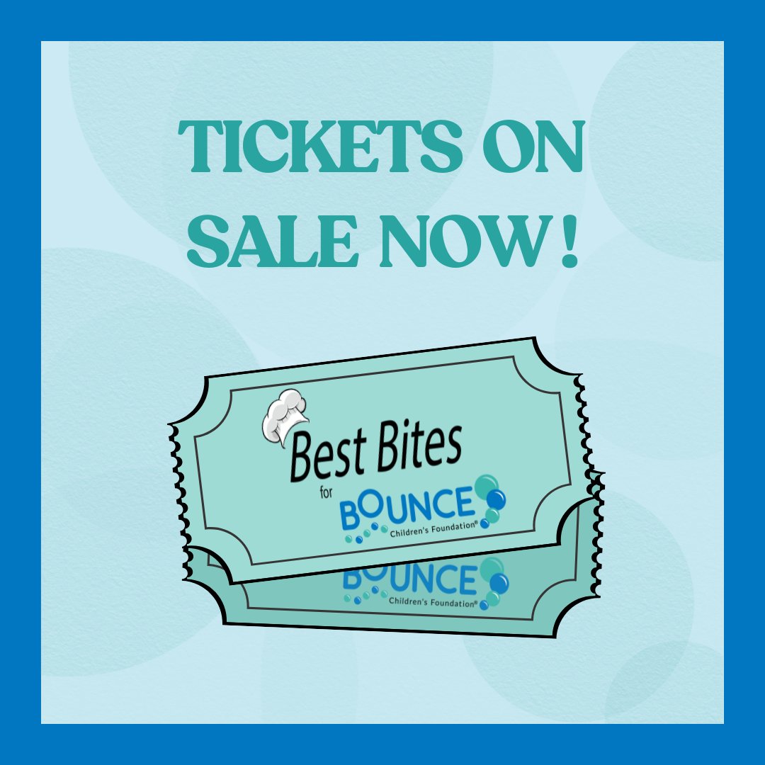 Tickets for Best Bites are now on sale! Use the link below to get yours now! 💚🍽💙

cbo.io/bidapp/index.p…

#bouncechildrensfoundation #fundraiser #chicago