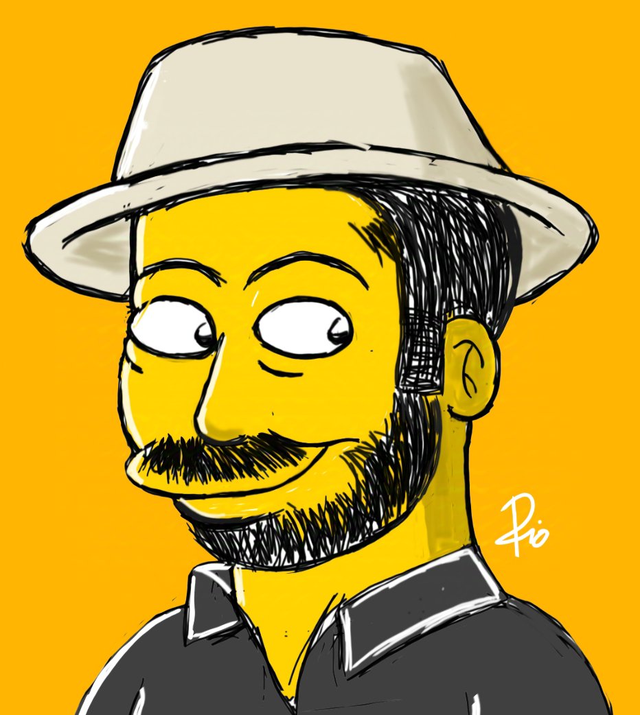 Pio045's tweet image. @mexopolis Simpsonized 
#thesimpsons #simpsons #simpsonized #simpsonizedart #art #artwork #drawing #drawingart #jorgergutierrez