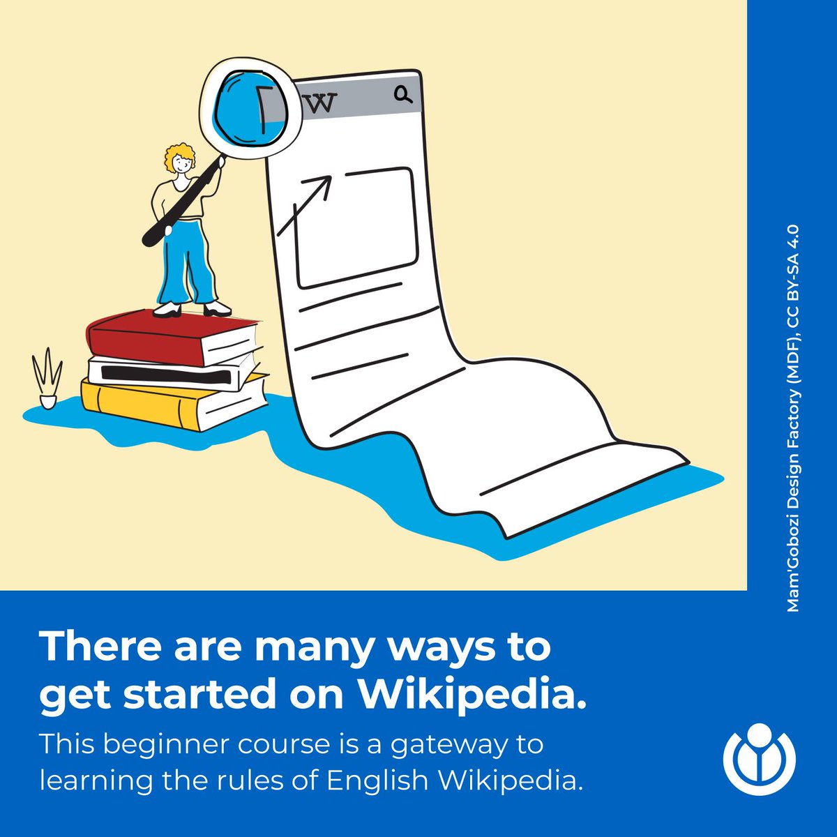 🌍 Ready to get involved in the Wikipedia community? Want to help a friend get started? Take a look at this online course for beginners that explains how to begin with the free encyclopedia. Check it out 👉 w.wiki/BVax