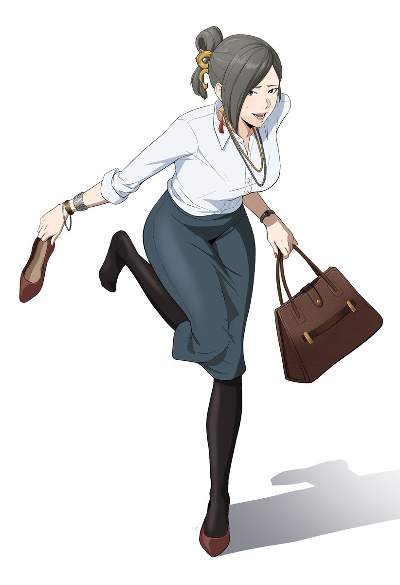 Oh right I should tell you who this is.

This is Tamaki Hori, one of my OCs.
Her hobbies consist of watching mecha anime, building gunpla, and lamenting the fact that she's single. 